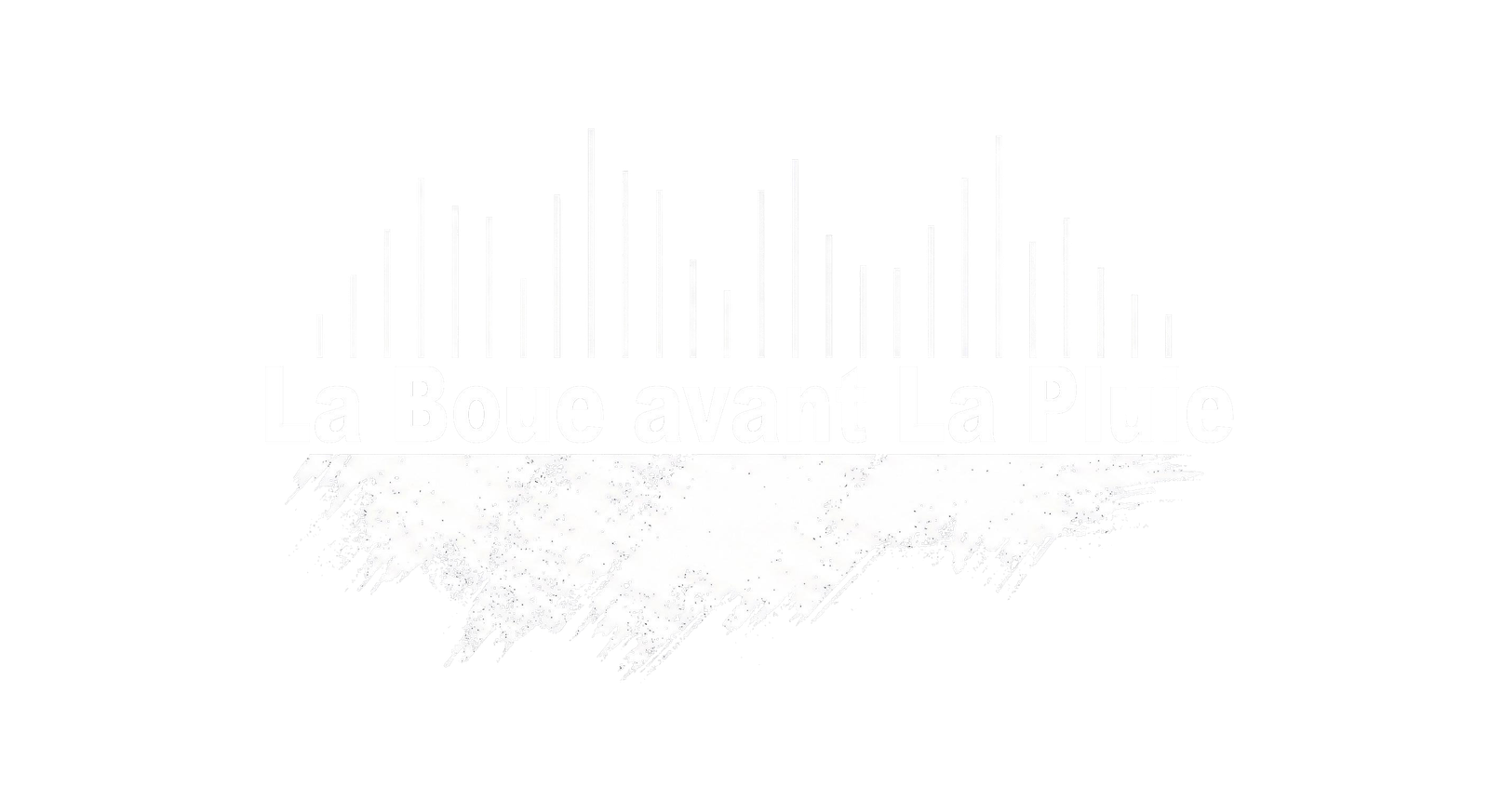 Logo La Boue avant La Pluie texte blanc